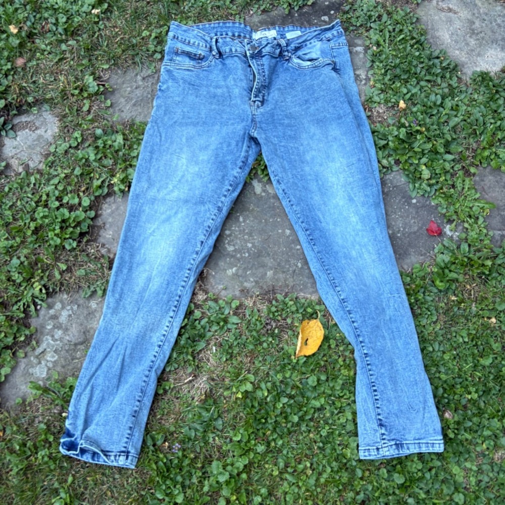 Refinery Republic Relaxed‎ Fit Jeans Mens 38x32 Light Wash Dad Denim